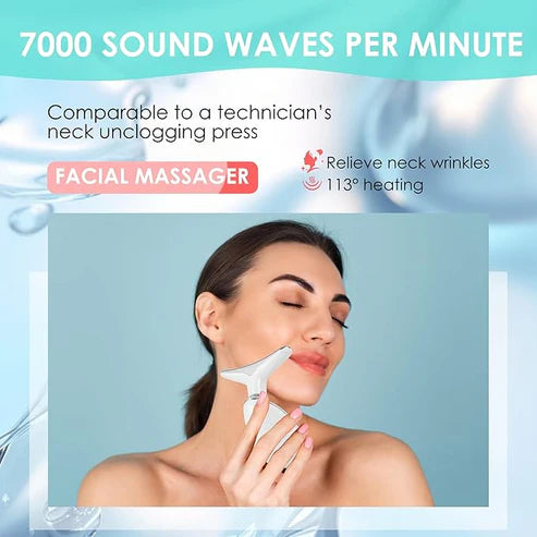 Facial Massager Red-Light-Therapy-for-Face and Neck, Face 𝖲 culpting Wand